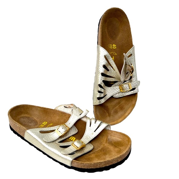 Birkenstock Shoes - Birkenstock Tatami  Gold sandals 40 9.5